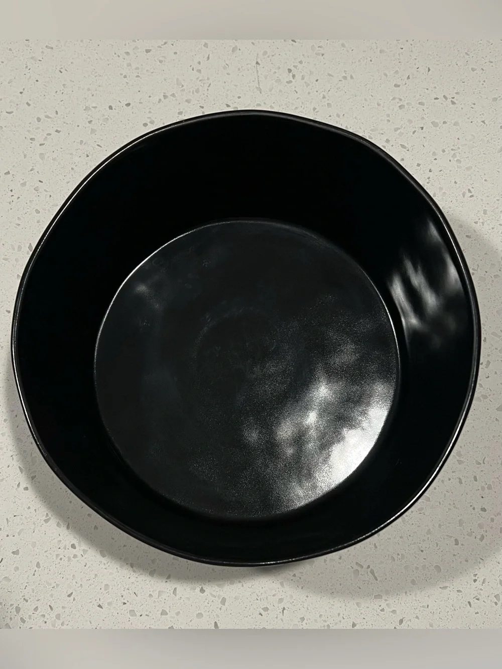 Black Ceramic Serving/Salad Bowl